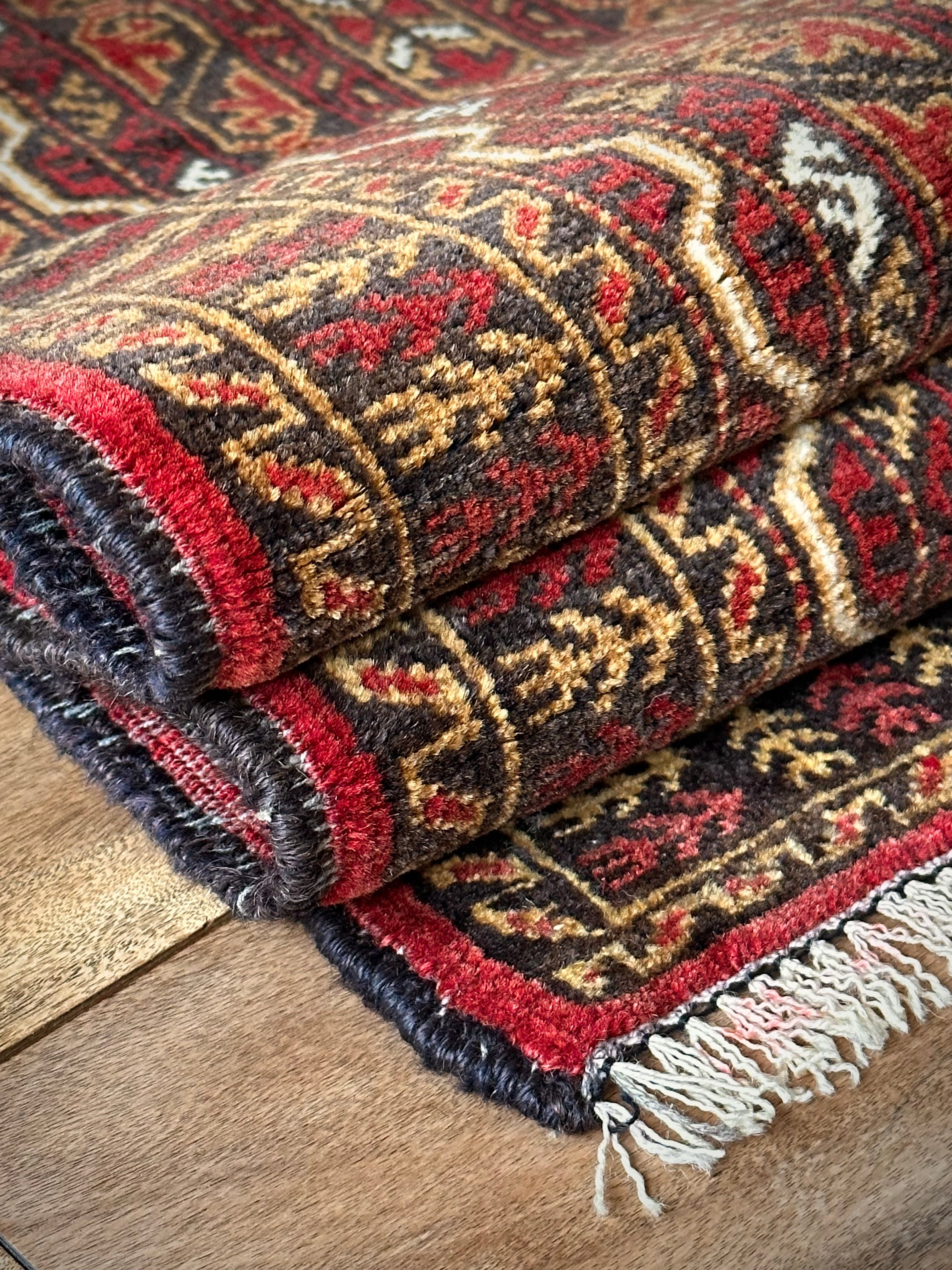 【60's Vintage rug】183×118cm　トルクメン族　アリホジャ 60's Vintage rug】183×118cm トルクメン族 アリホジャ
