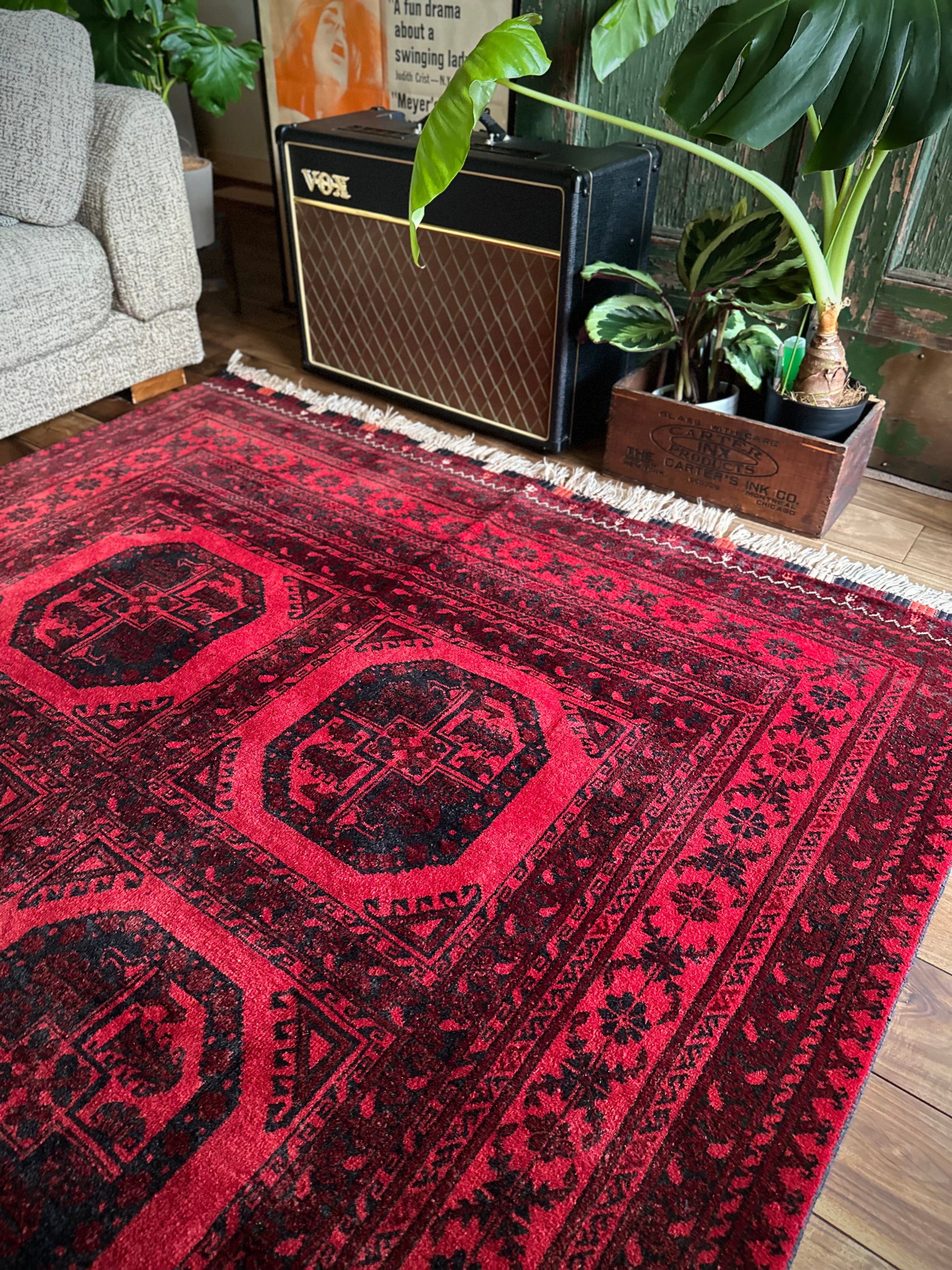 トライバルラグ ヴィンテージラグ アフガンラグ エルサリ トルクメン