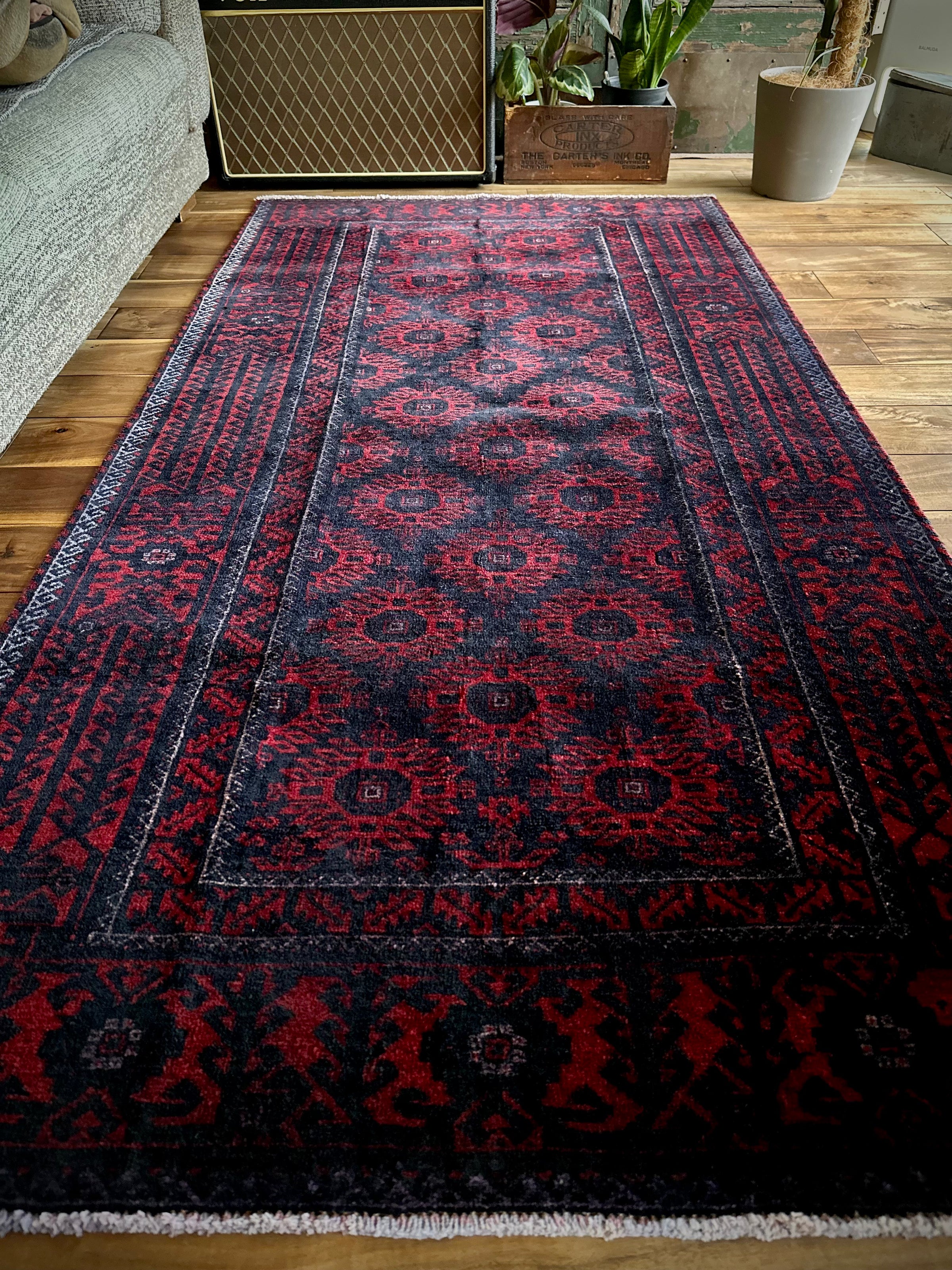 ビンテージ バルーチラグ　1970's Vintage Baluch rug トライバルラグ – SK OLDIES