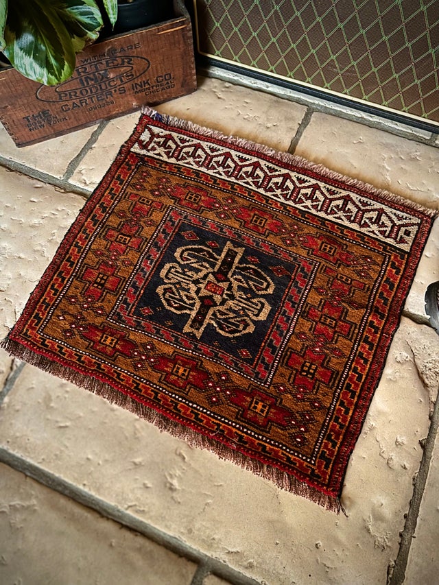 ✳︎minatan✳︎ トルコ製ヴィンテージラグ859 ミニラグ | Nomads Style Lab.