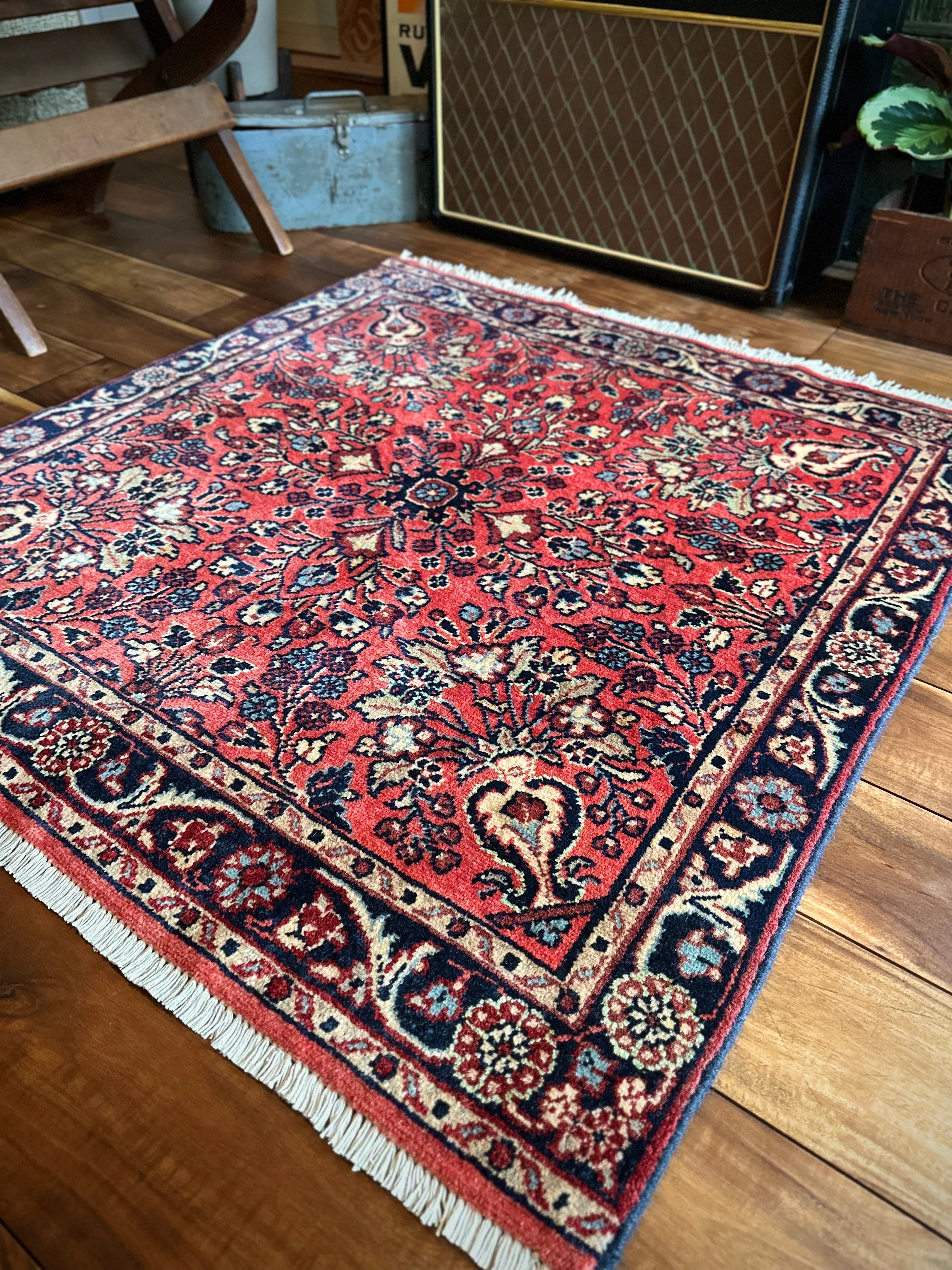 トライバルラグ ヴィンテージラグ ペルシャ絨毯 ハマダン