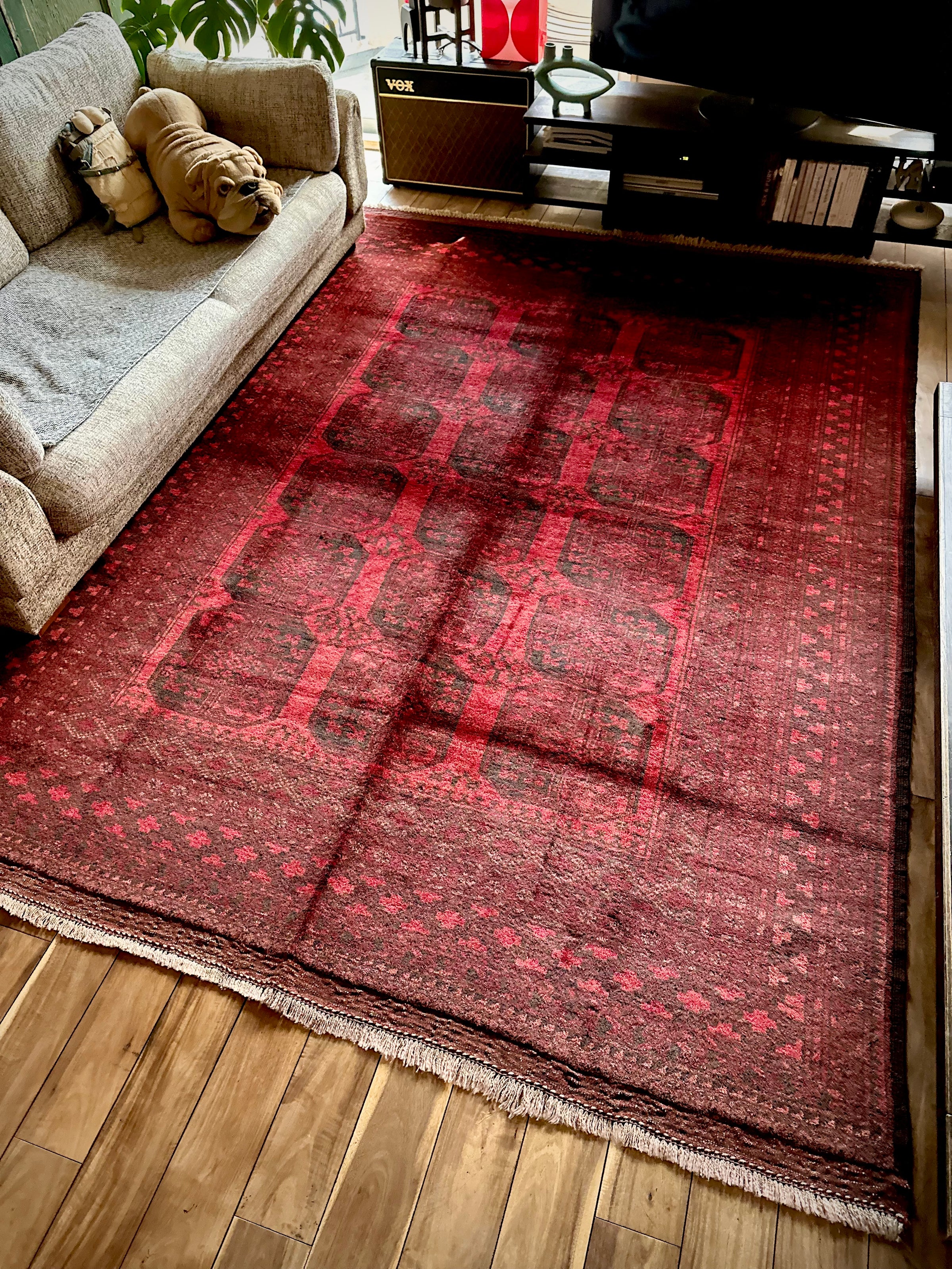 No.492-Vintage Ersari Turkmen rug | Nomads Style Lab.