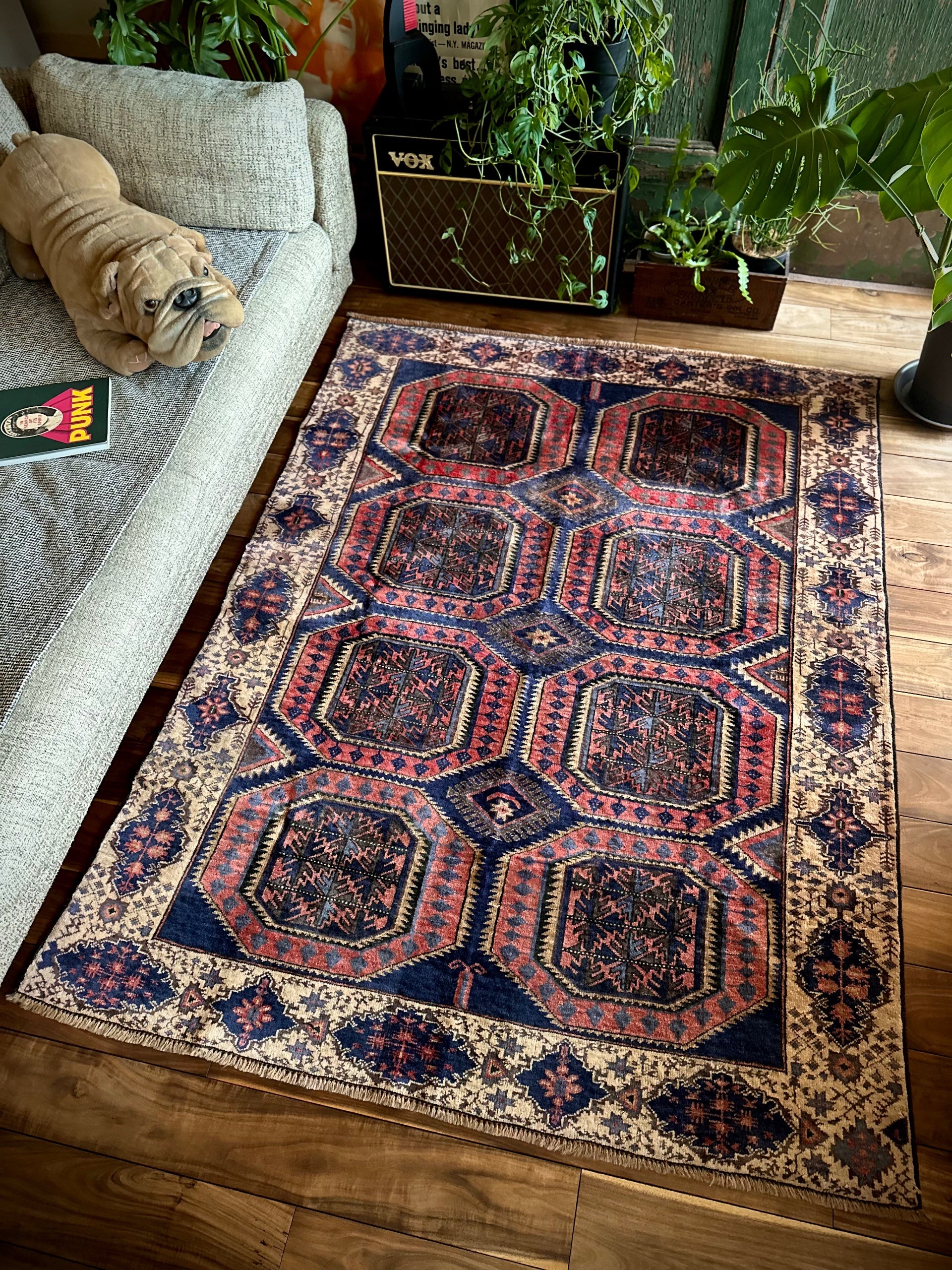 ラグ・カーペット Vintage Taimani rug No.884-Vintage Taimani Tribal rug | Nomads Style Lab.