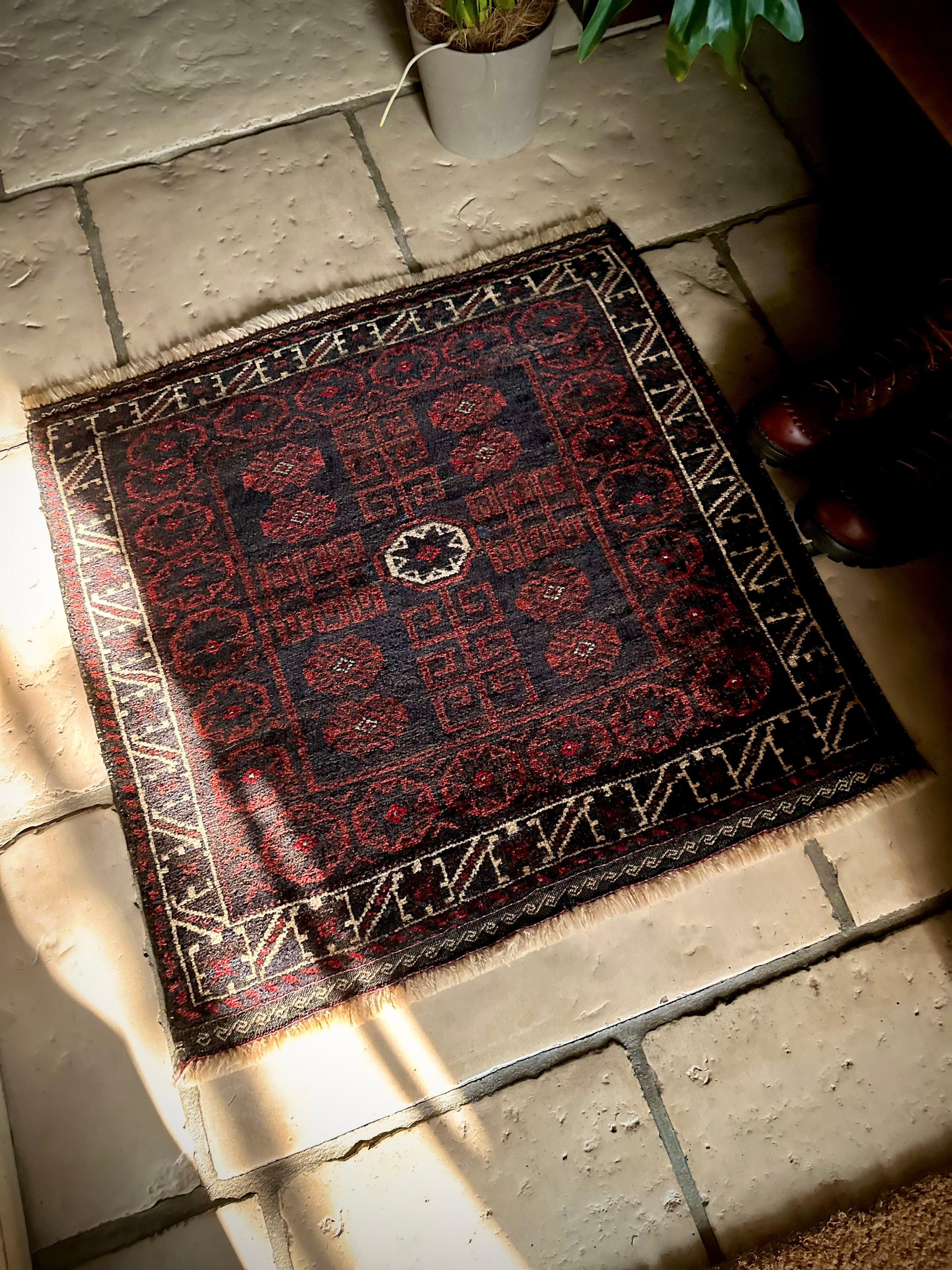 No.500-Vintage Baluch bag face | Nomads Style Lab