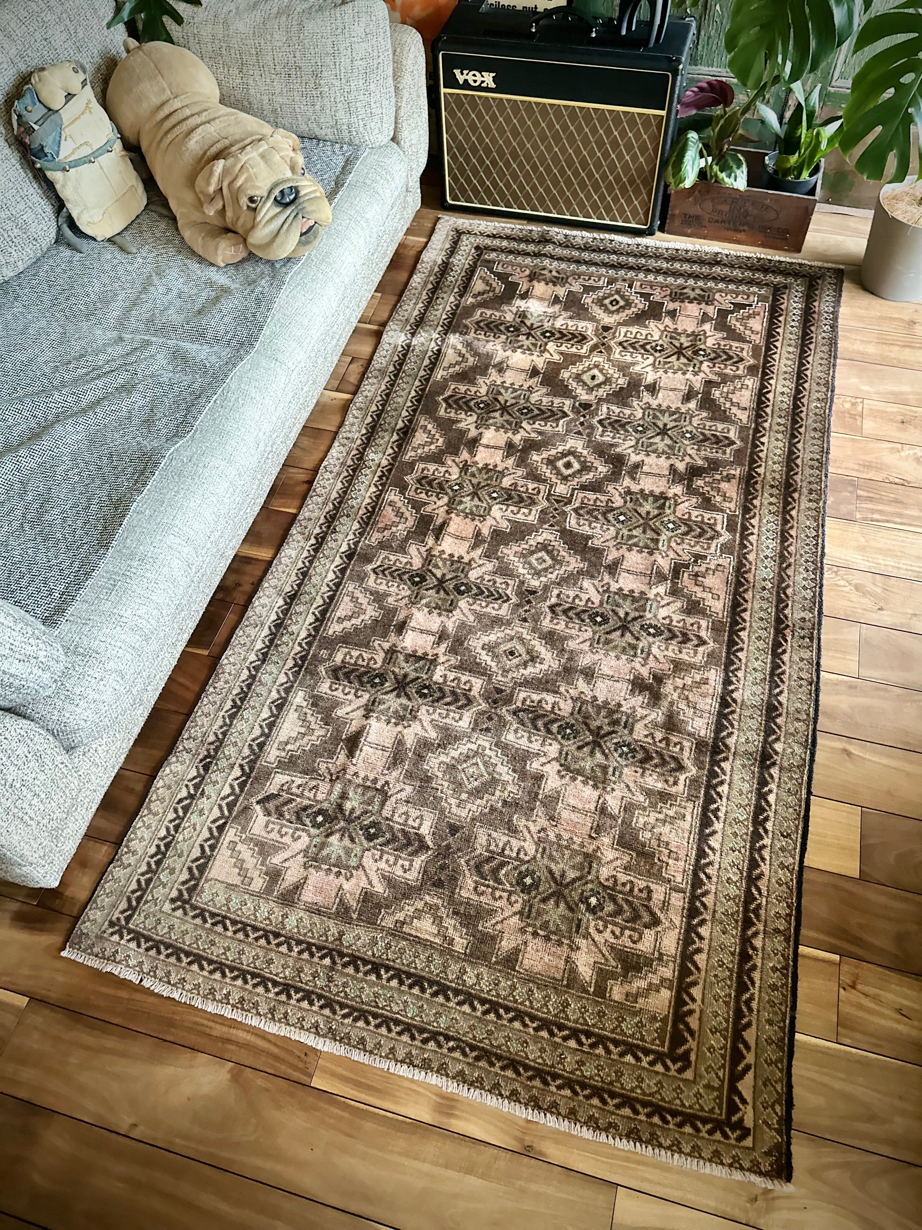 90's Vintage rug】191×110cm シルダン産 バルーチ族 90's Vintage rug