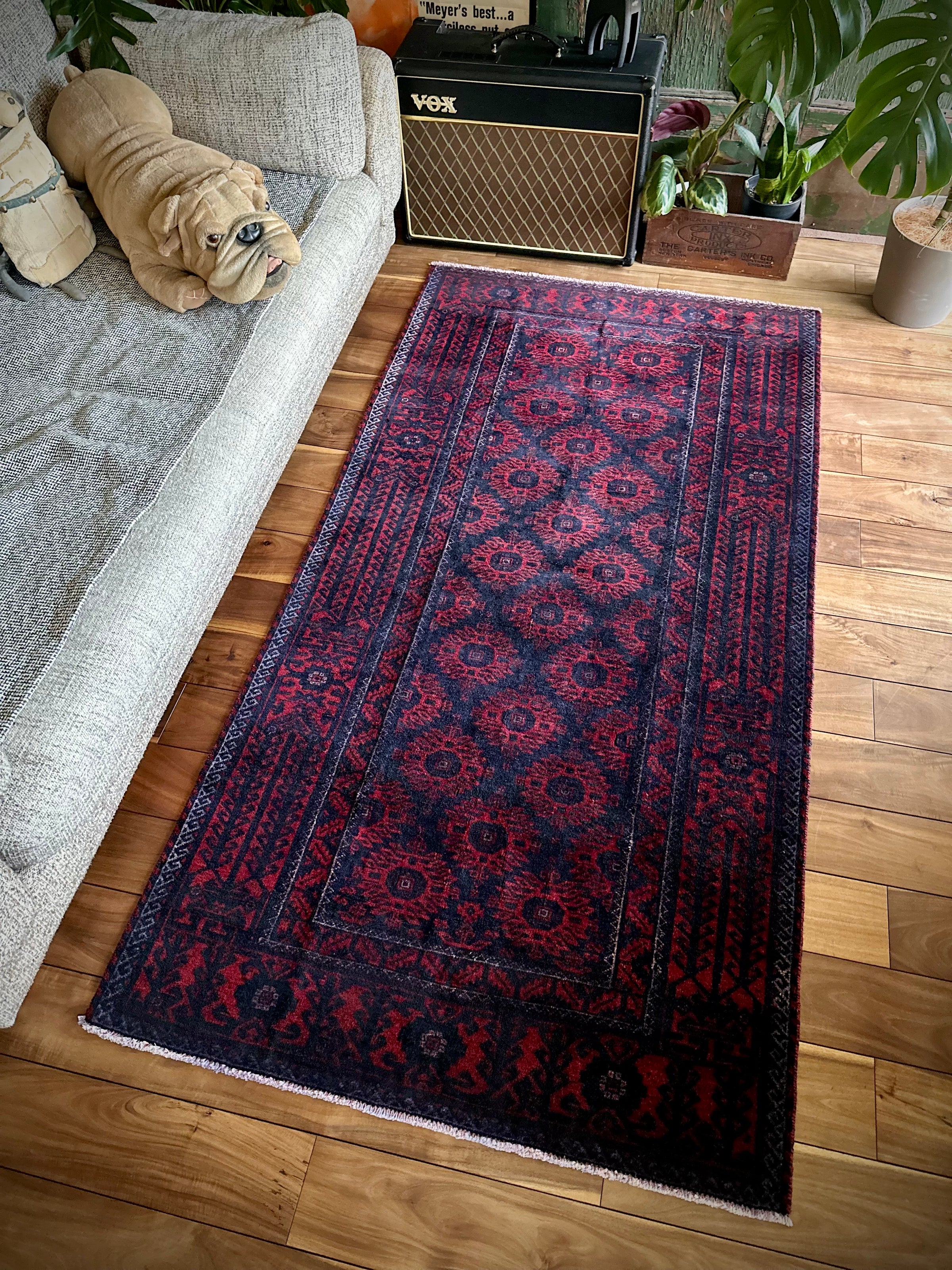 No.530-Vintage Baluch Tribal rug | Nomads Style Lab.