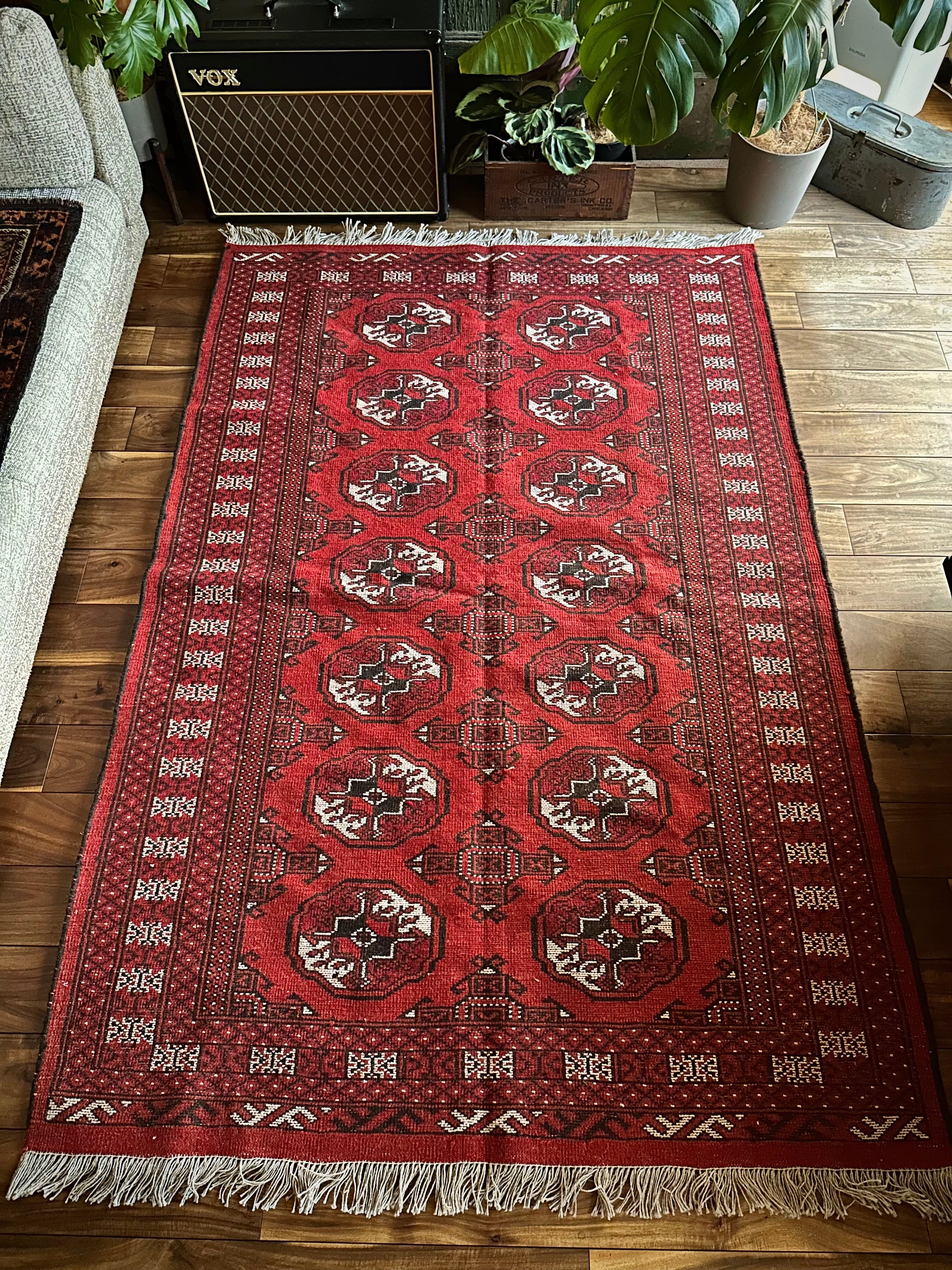 ヴィンテージラグ トライバルラグ ペルシャ絨毯 トルクメン | Nomads