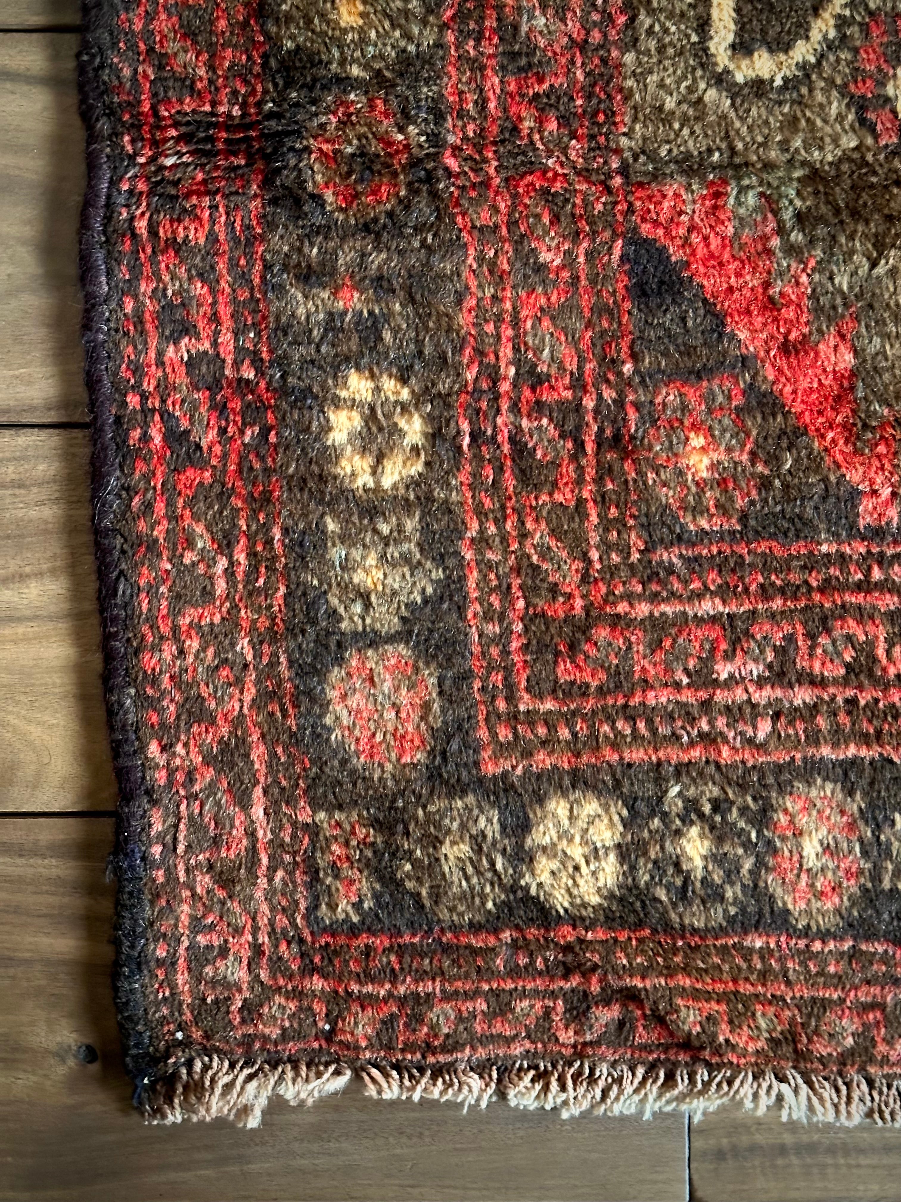 No.707-Vintage Taimani Tribal rug | Nomads Style Lab.