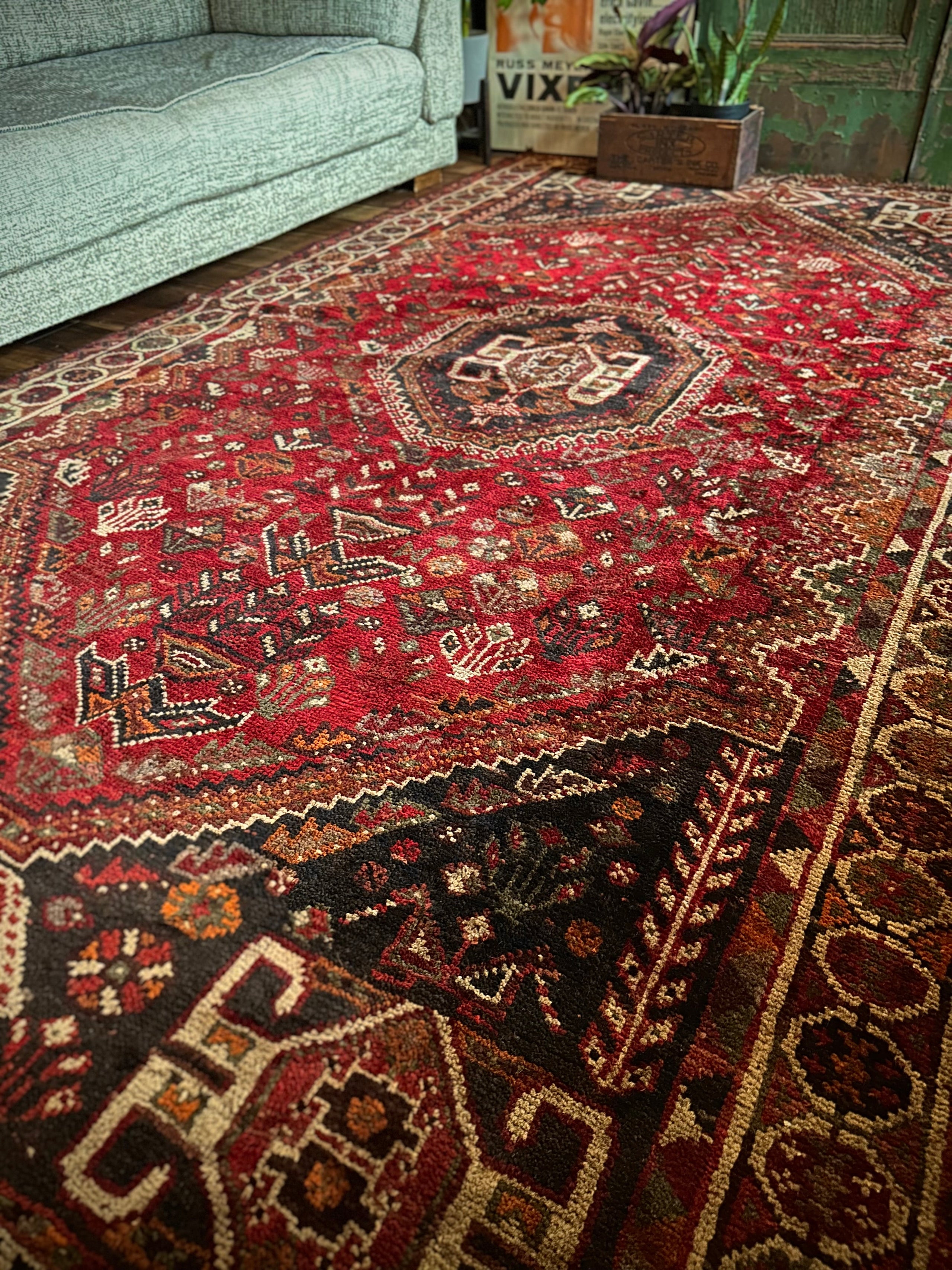 ペルシャのバルーチ ヴィンテージ古いエジプト デザイン ラグ 196x113cm ペルシャのバルーチ ヴィンテージ古いエジプト デザイン ラグ