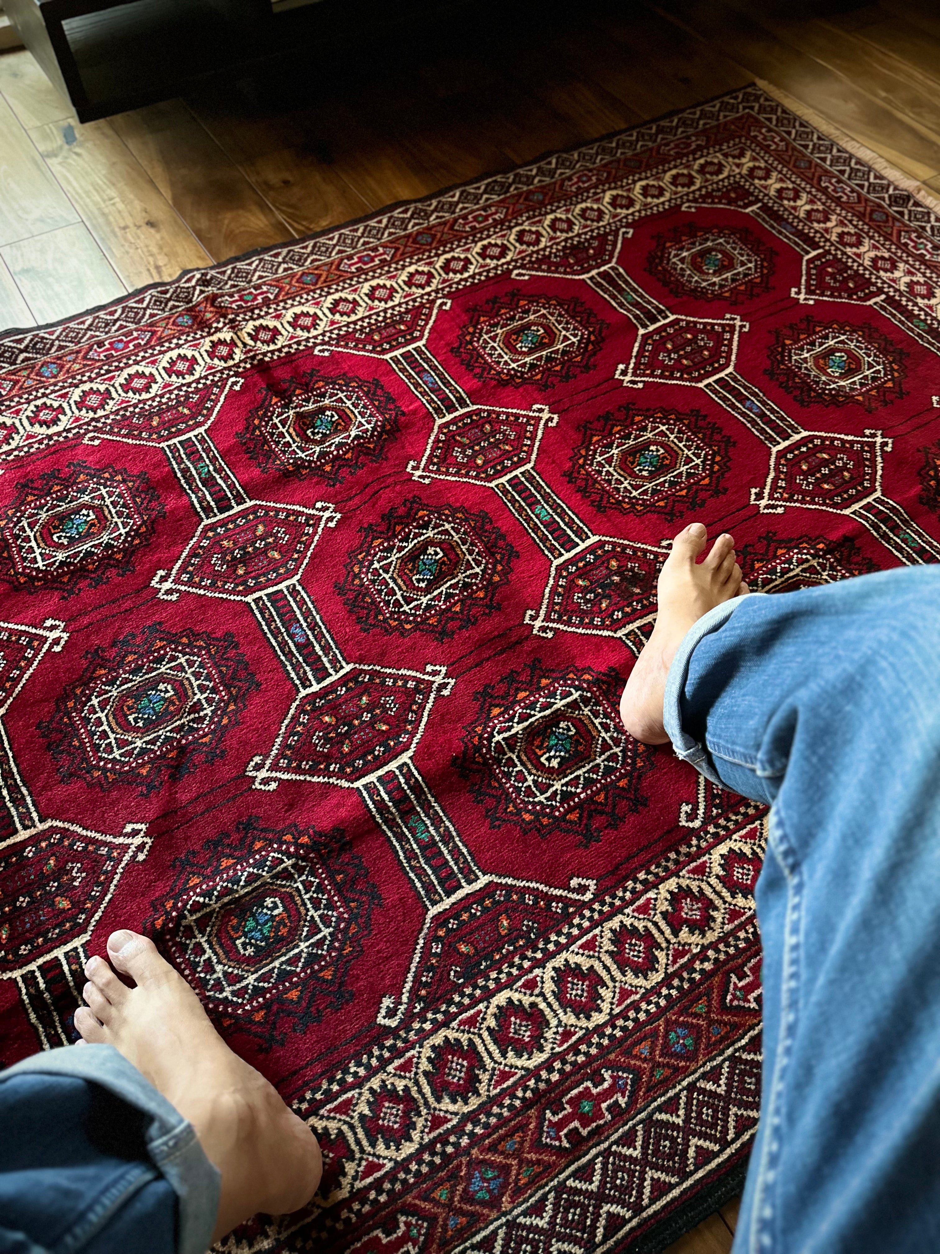 トライバルラグ バルーチ族 ヴィンテージラグ プリミティブアート