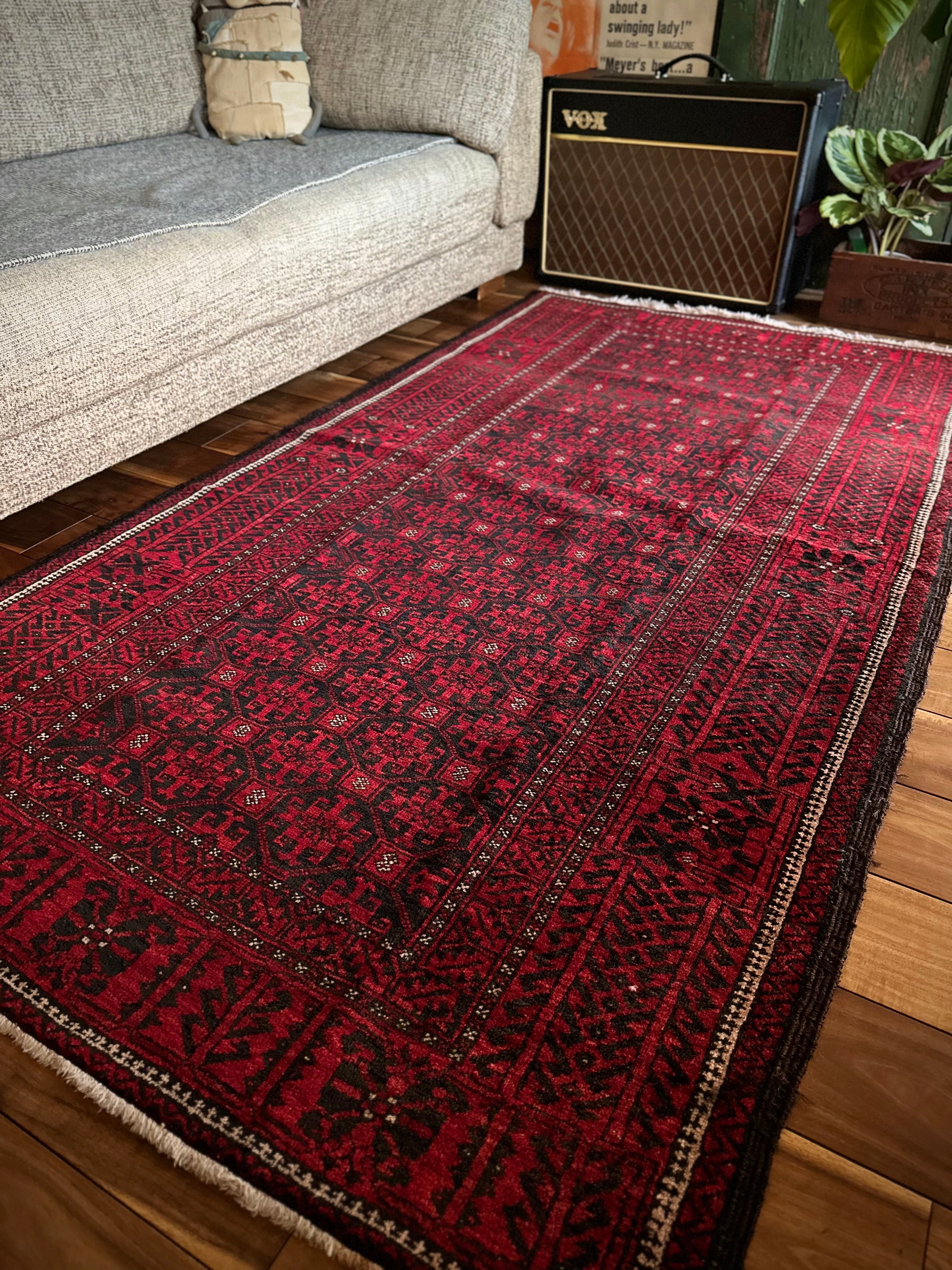 ペルシャ絨毯バルーチトライバルラグヴィンテージラグ