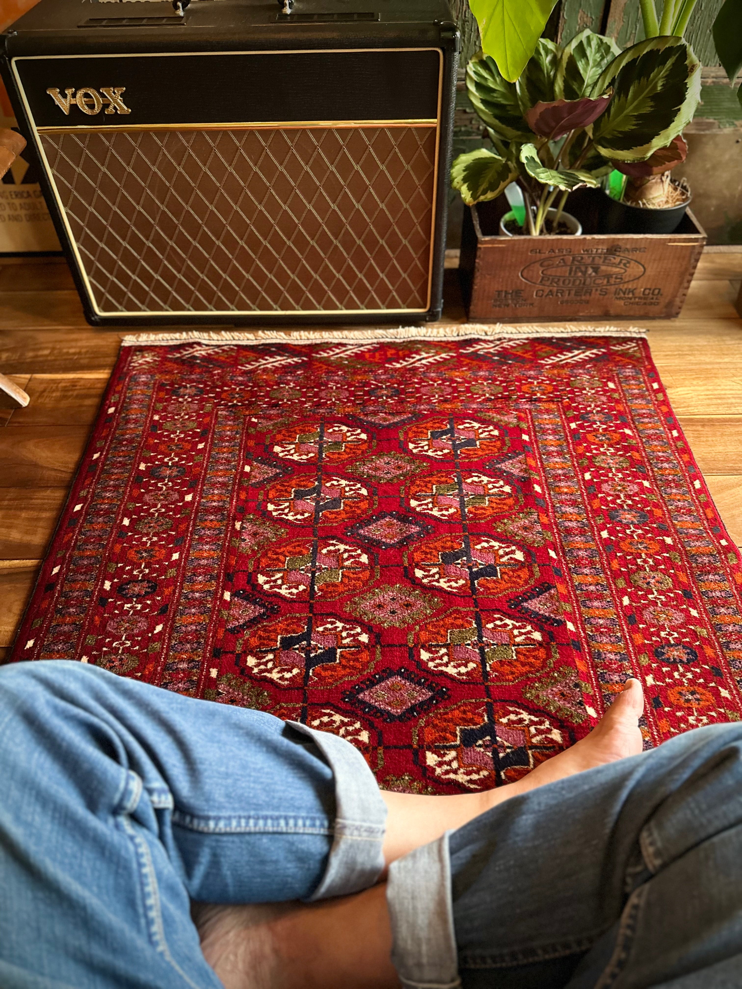 サマルカンド 手織り 草木染め 絨毯