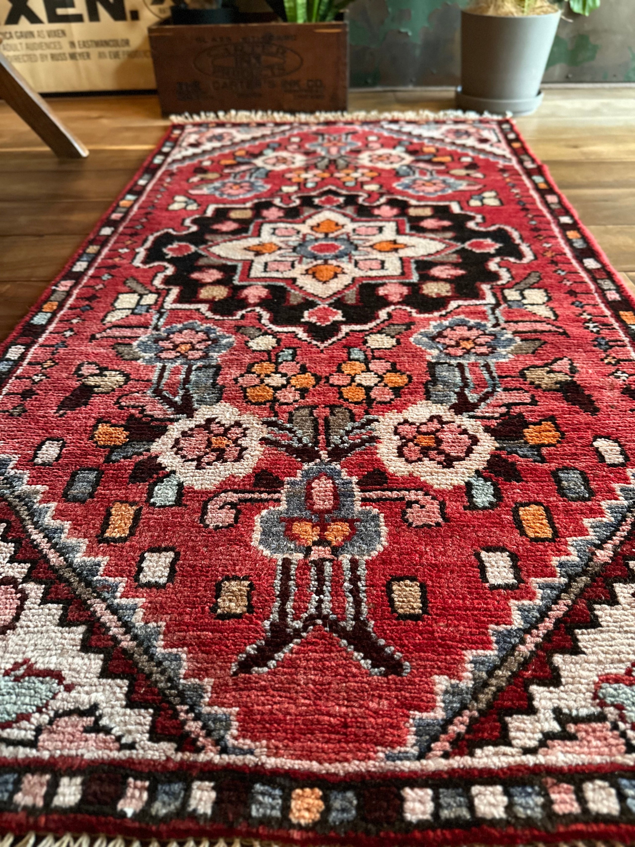 アンティークラグヴィンテージラグハマダントライバルラグボタニカル